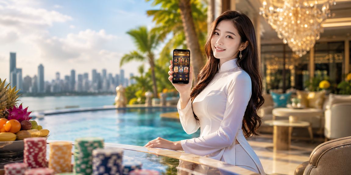 Người chơi game bài vùng đồng bằng sông Cửu Long trên điện thoại